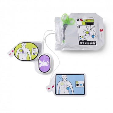 ZOLL AED 3 CPR Uni-padz® Universal (Adult/Pediatric) Electrodes, Model: 8900-000280