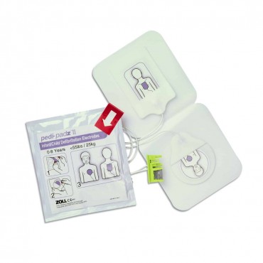 ZOLL AED PLUS Pedi-padz® II Pediatric Multi-Function Electrodes, Model: 8900-0810-01