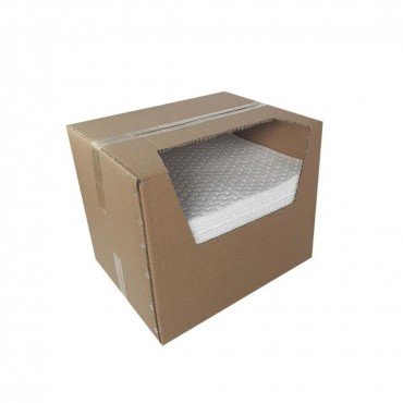 Spilldoc Oil Absorbent Pads 400GSM - 40 X 50CM 100PCS/CTN, SDOP400