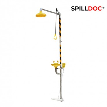 Spilldoc Combination Emergency Shower and Eyewash Station, BD-550C