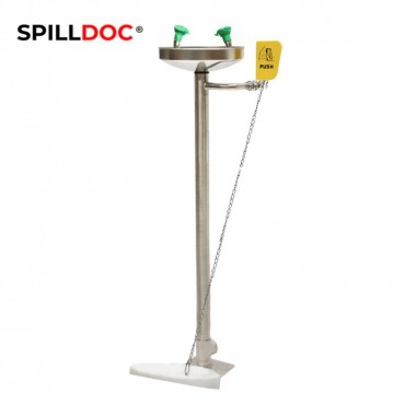 Spilldoc Floor Mounted Stand Eye Wash Station, BD-540N